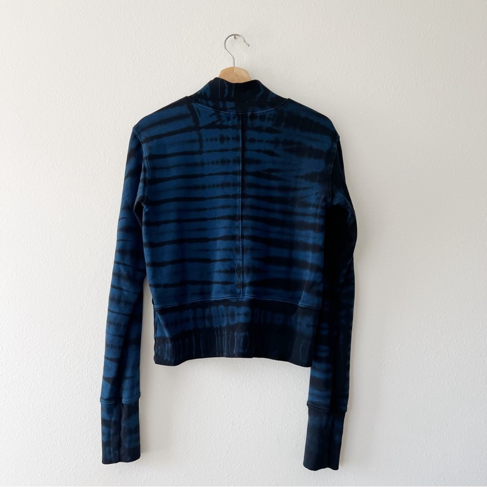 COTTON CITIZEN | Milan Tie Dye Mock Neck 100% Cotton Sweatshirt | S - Picture 2 of 5